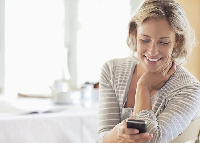 smiling woman