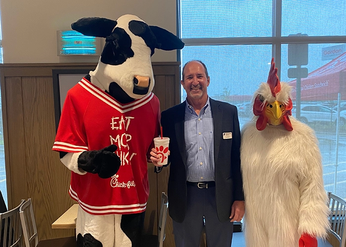 chick fil a cow and chicken